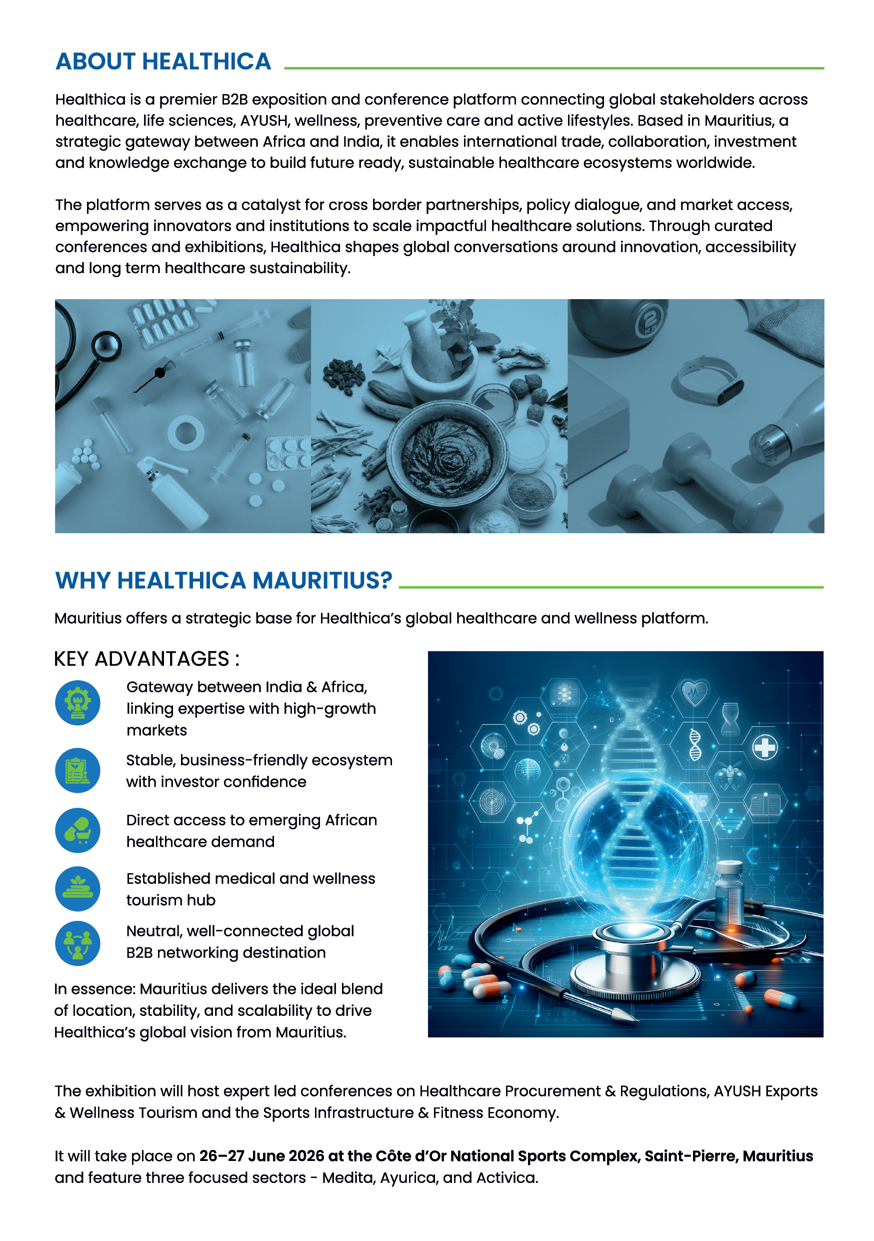 Healthcare Mauritius 2026 — brochure 1